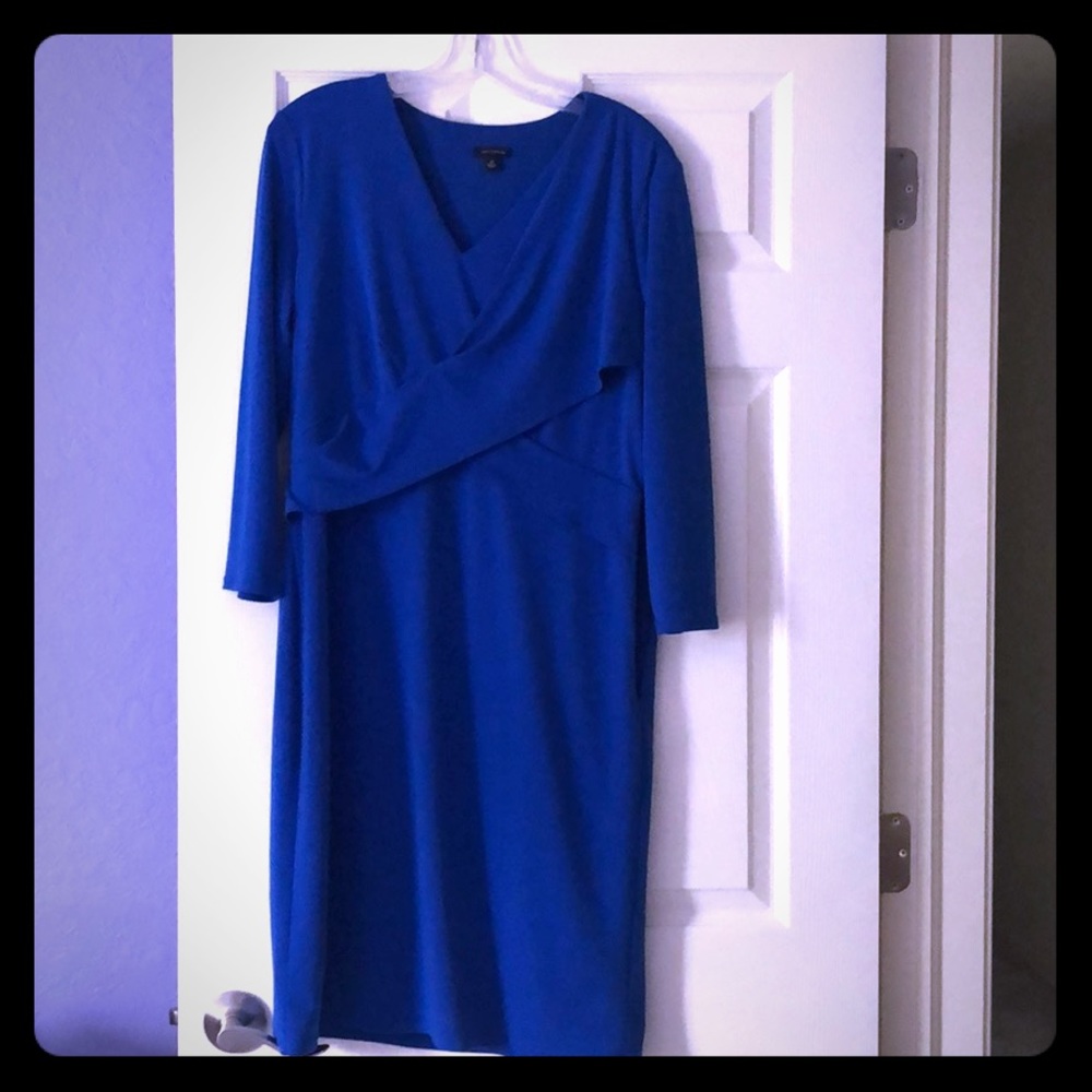 Faux wrap dress